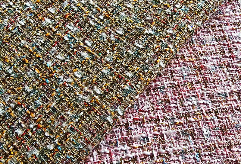 450mg 148cm Tissu tweed/tissu d'inspiration chanel adapté aux sacs à main/chaussures 1722