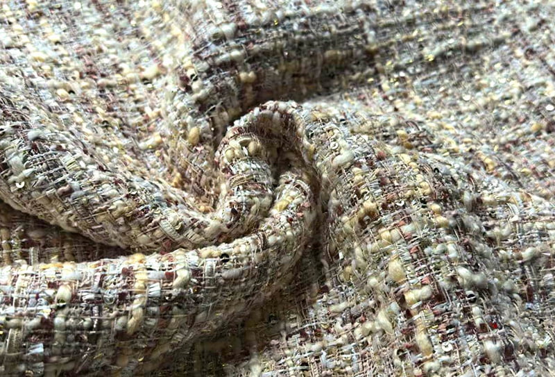 550 mg 148 cm de largeur tissu tweed tissé/tissu inspiré de Chanel k240230