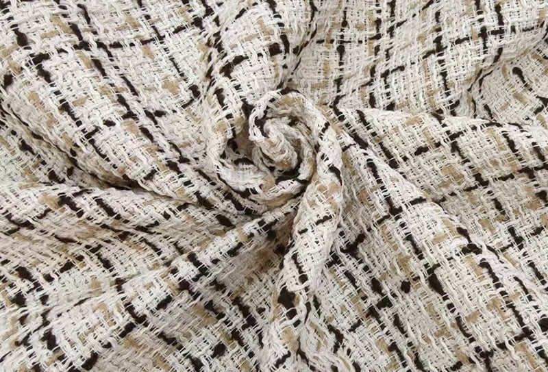 450mg 148cm Tissu Tweed/tissu inspiré de Chanel ls540412 adapté aux sacs à main